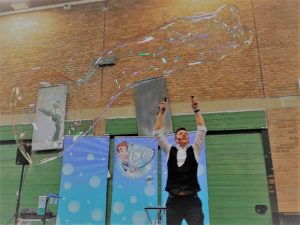 It’s Up Up and away with The Lovely Bubbly Show