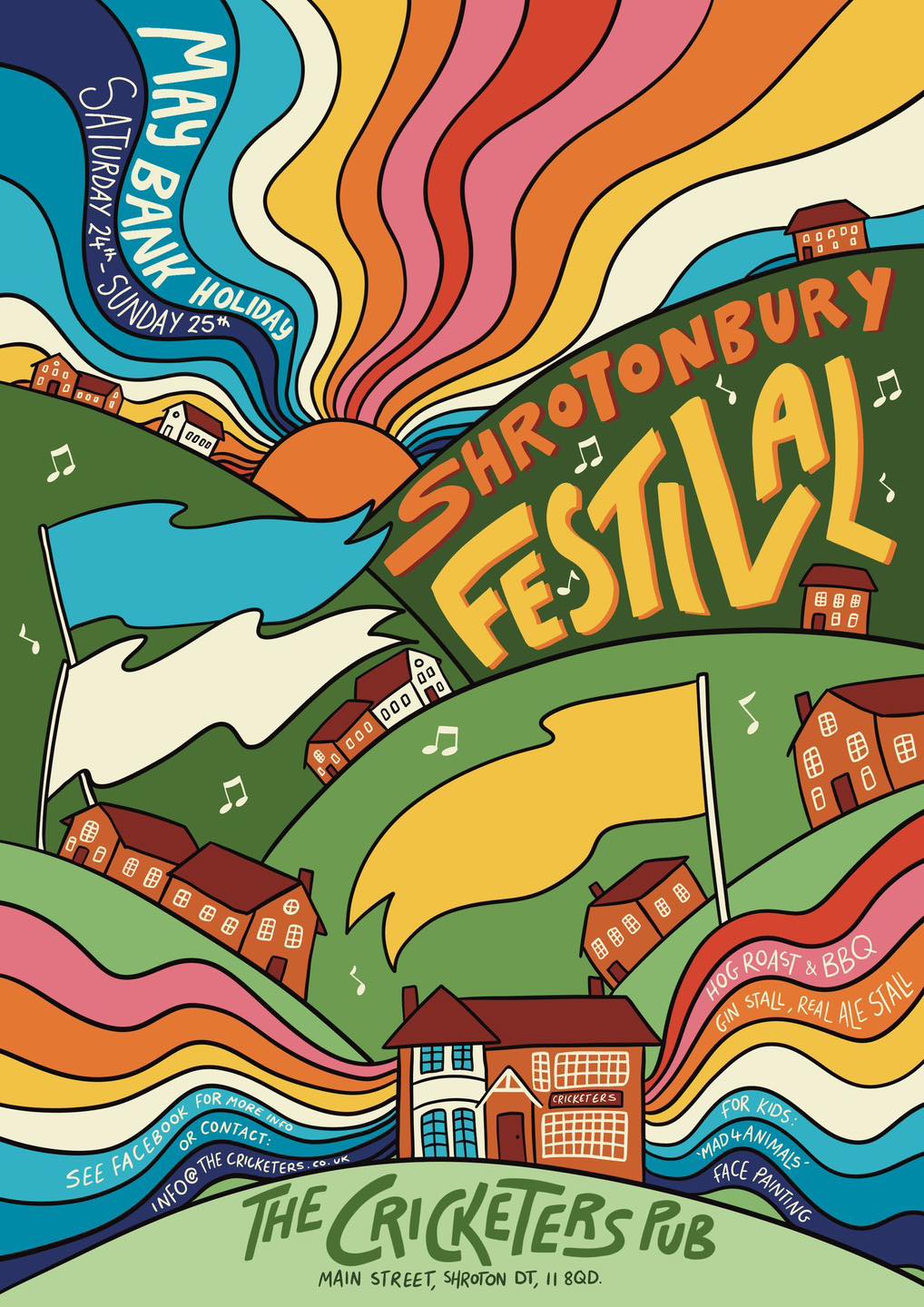 Shrotonbury festival bubble show