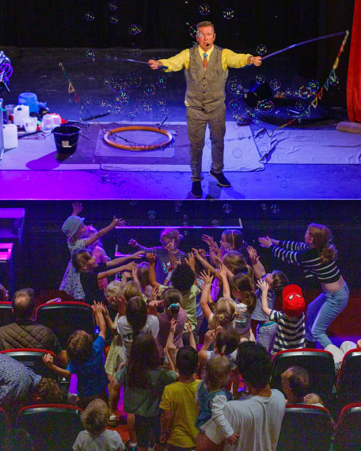 The Wow Bubble Show For Kids Theatre Tour